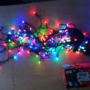 Новогодняя светодиодная гирлянда ШТОРА-ДОЖДИК 120LED 3м*0.7м мультиколор RB/RG